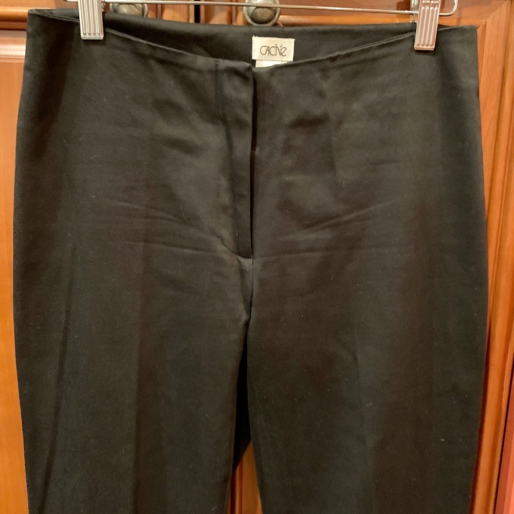 Cache Black Sateen Tuxedo Pants With Front Zip An… - image 5